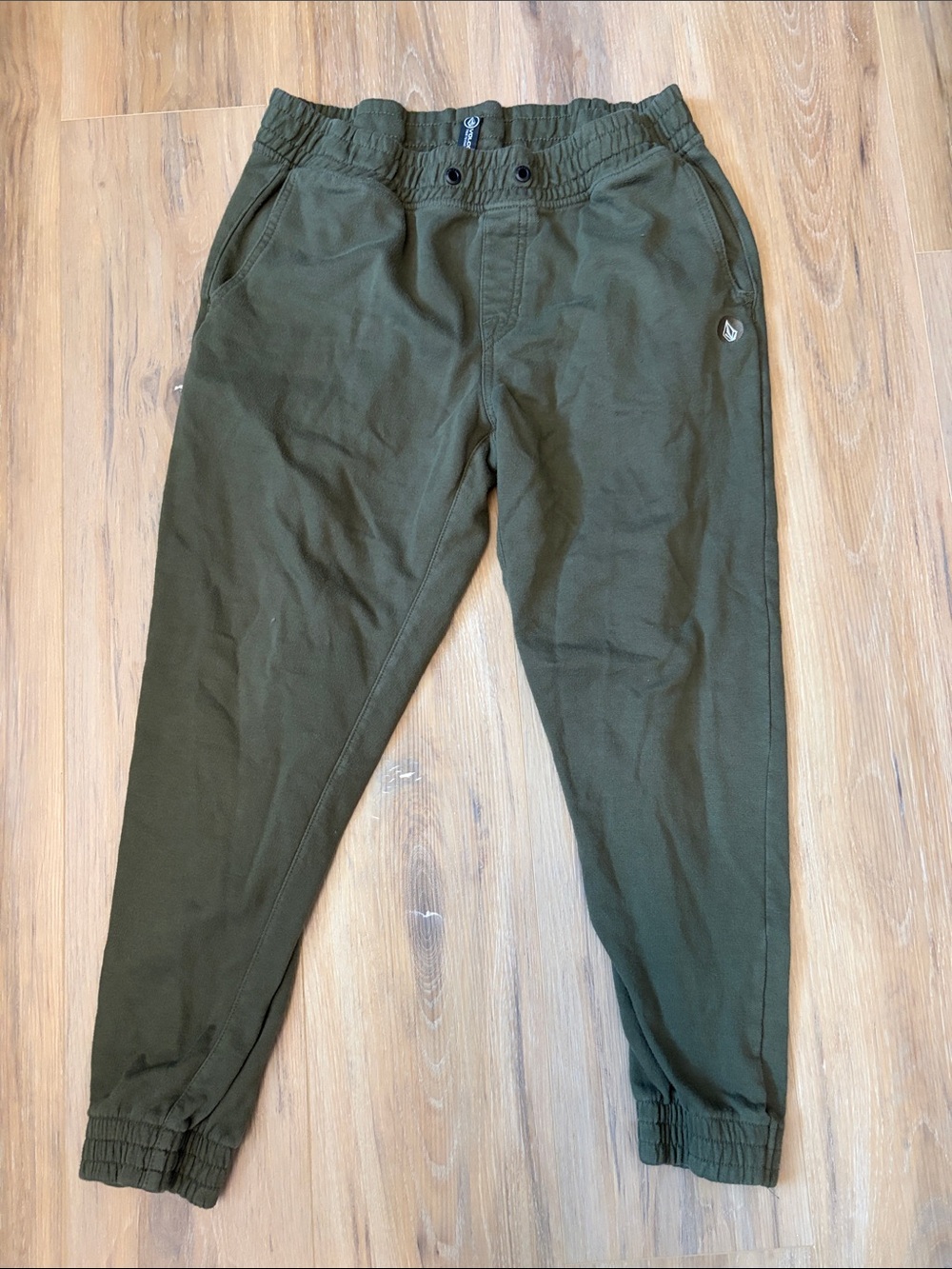 Volcom Olive Green Jogger Sweatpants